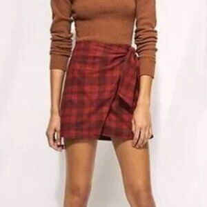 NWT WILFRED | Aritzia Dorine Skirt Wool Plaid | Sz. 0